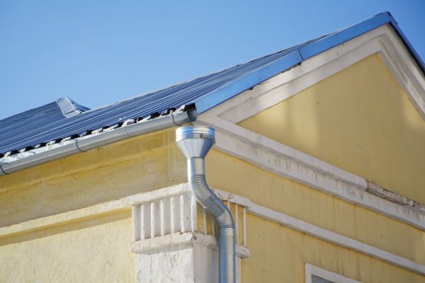 Steel Downspout Installation in Jefferson