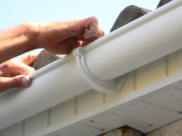 Plastic Gutter Repair in Jefferson