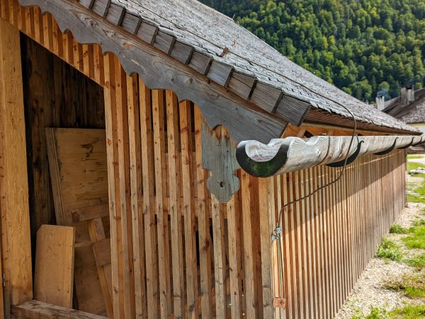 Wood Gutter Installation in Jefferson