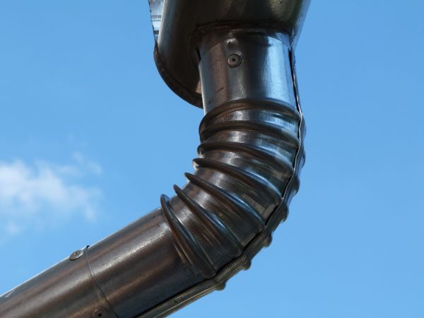 Metal Downspout Installation in Jefferson