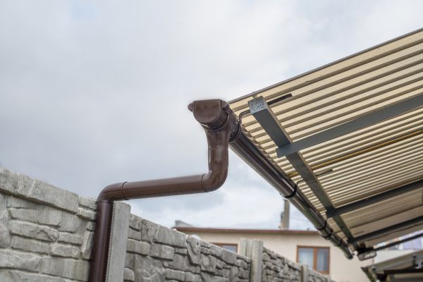 Plastic Downspout Installation in Jefferson
