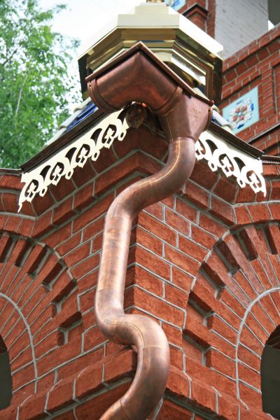 Church Downspout Installation in Jefferson